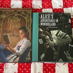 Disney Beauty and The Beast Book & Alice’s Adventures in Wonderland Book